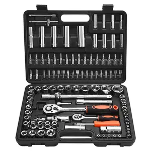 108 Piece Metric Socket Set with Ratchets – CR-V Mechanic Tool Kit