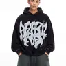 Aelfric Eden Men's Cotton Vintage Graphic Hoodie - Abstract Print, Acid Washed, Long Sleeve, Chic Trending Brand Clothing for Back to School, First Day Outfits