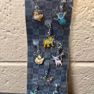 Pokemon Center Japan Eeveelution Keychain/Bracelet Charms