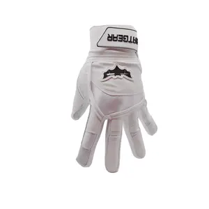 Pure White Color Rush Batting Glove