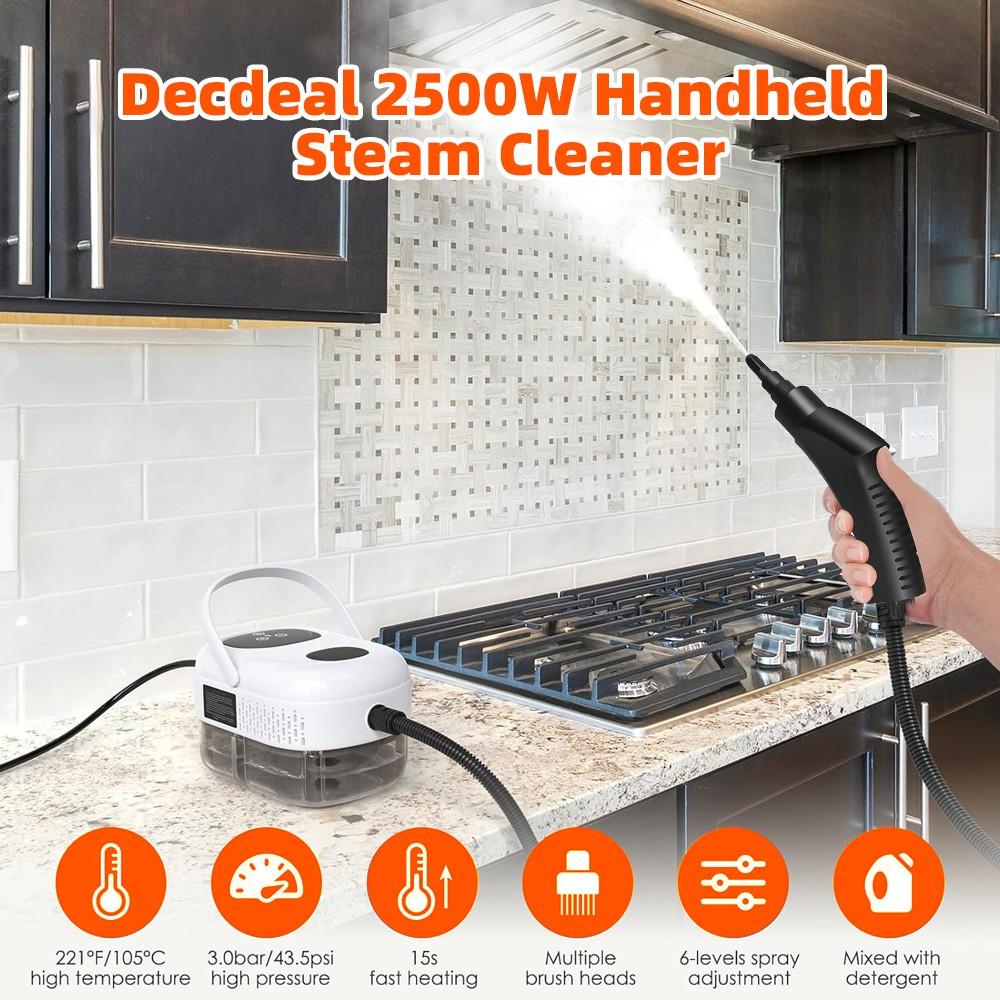 High-pressure And High-temperature Steam Cleaner, Household Steam Cleaner Handheld, High-temperature Carpet Cleaner, Easy to Carry, LCD Display, Multi-speed Control Button, Suitable for Kitchen Fume, Sofa, Tile Gap Cleaning High-pressure And High-temperature Steam Cleaner, Household Steam Cleaner Handheld, High-temperature Carpet Cleaner, Easy to Carry, LCD Display, Multi-speed Control Button, Suitable for Kitchen Fume, Sofa, Tile Gap Cleaning