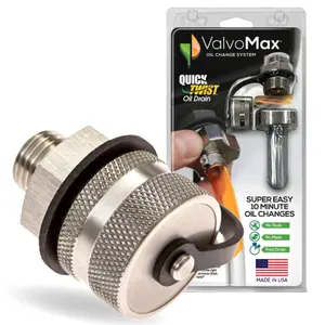 M12-1.75 Quick Twist Valve with Stainless Drain Tube Knob