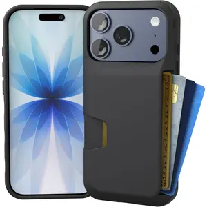 iPhone 17 Pro Wallet Case-Wallet Slayer Vol. 1 [Slim + Protective] Credit Card Holder-Drop Tested Flip Hidden Card Slot Cover For iPhone 17 Pro-Black Tie Affair