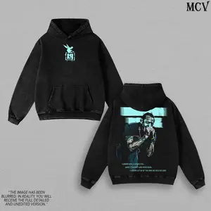 Chester Bennington Legacy Hoodie – Vintage Acid Wash Heavy Cotton Oversize Unisex Rock Band T-Shirt, Sweatshirt & Hoodie, Retro Y2K Nu Metal Streetwear Top, Linkin'n Parks Music Merch for Fans 2000s Tour Collector Merch
