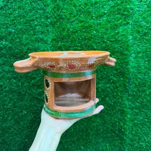 Mexican Clay Bracero/Anafre Food Warmer Mini 7.5 Inches.