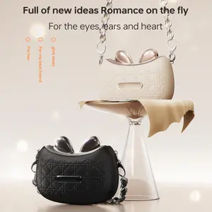 Fashionable Earphones Open Wearable Stereo Headset Handbag Style Light Luxury  Original Design Wear Comfortable Open Ear Bluetooth 5.4 Earbuds Sport Earphone HIFI Sound Quality Gifts for girlfriend Earbuds for Gaming Travel Sports Noise Cancelling