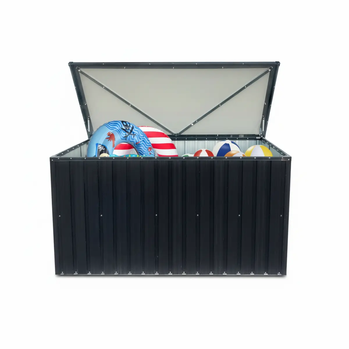 Large-Capacity Weatherproof Functional Storage Box - Multifunctional Easy-Assembly Stylish Outdoor Organizer for Patio, Garden Cushion, Toy Storage, Functional Storage Boxes
