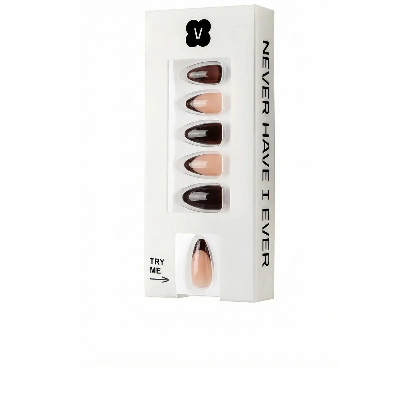 Never Have I Ever French Leopard Press-On Nails