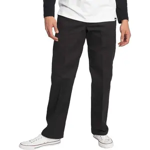Dickies Mens Slim Straight Fit Work Pant, Black, 36X32