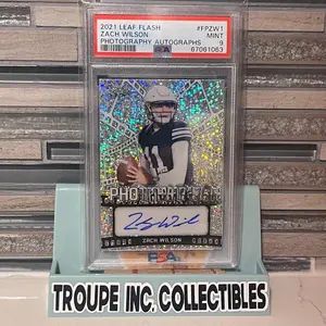 2021 Leaf Flash Photography – Zach Wilson Autograph #FP-ZW1 (PSA 9)
