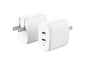 Alogic WCG2X40-US 2X40 Rapid Power 2 Port 40W USB-C GaN Wall Charger
