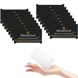 16 count White  Seal Putty & Duct Seal Clay, Moldable  Putty for Sealing Drain Connections, Wall Holes, Air Conditioning Openings - Reliable, Efficient Repair