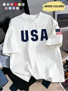 Casual Loose Fit Short Sleeve Round Neck Top, Womenswear, Pure Color, Comfortable Soft Fabric, Suitable for Women Outdoor, Shopping, Friend Gatherings, Summer Fashion, Casual Everyday Wear