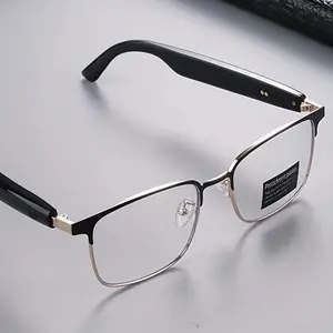 Audio Smart Glasses, Blue Light Wireless Open Ear Sound with Mic & Speakers for Men and Women, Polarized Fashion Glasses Lenses, Voice Assistant