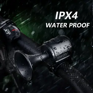 Bicycle Horn, 120db Waterproof Safety Electric Bike Horn, Waterproof Safety Electric Bike Horn for Outdoor Cycling, Bike Accessories, Bicycle Parts