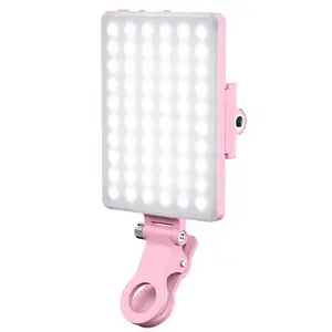 Selfie Light For Phone, Laptop, Tablets Camera Photography Video, With Front & Back Clip, Adjusted 3 LightModes For Phone, lPhon