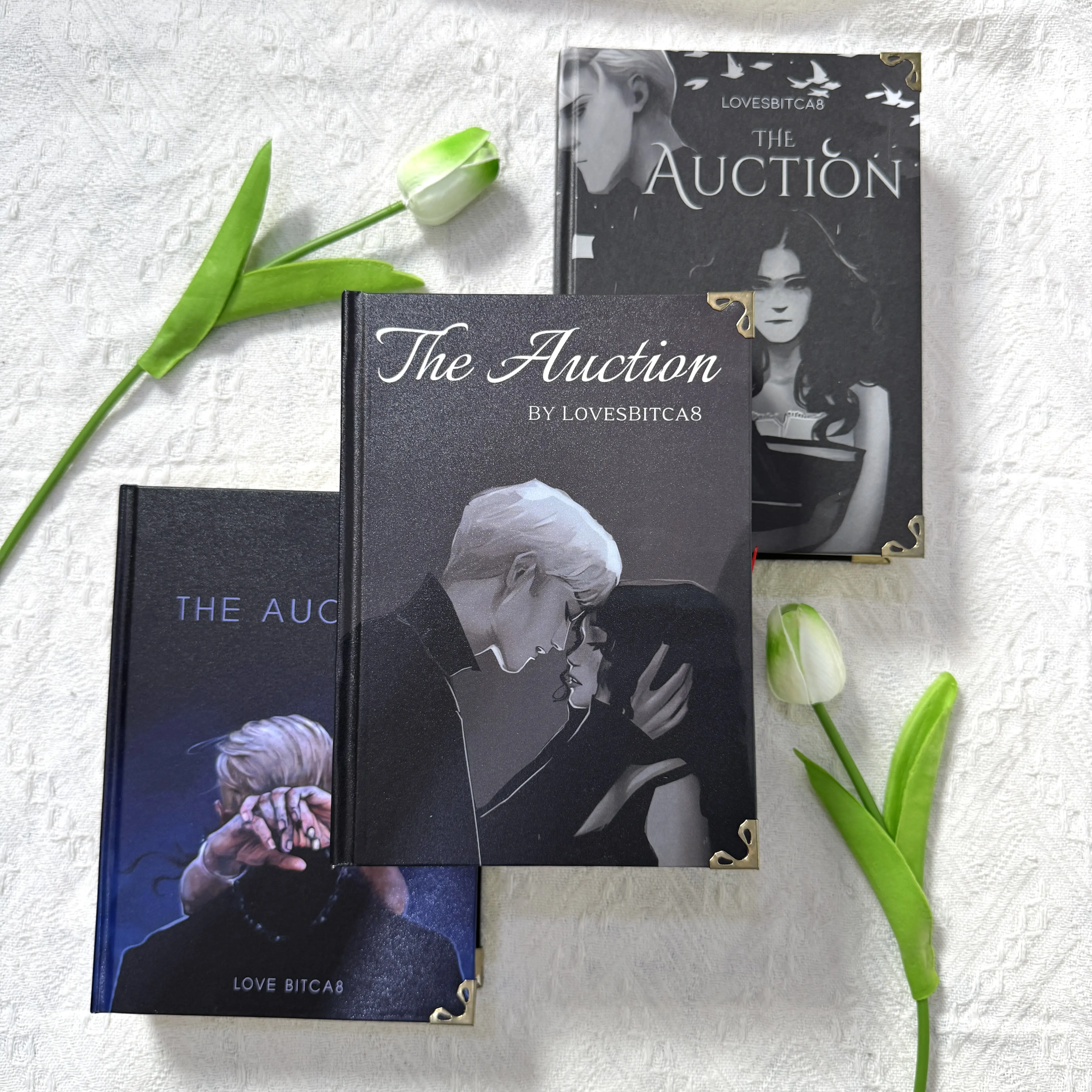 The Auction by LovesBitca8 Custom Hand-Bound Hardcover Edition Dramione Fanfic Physical Book