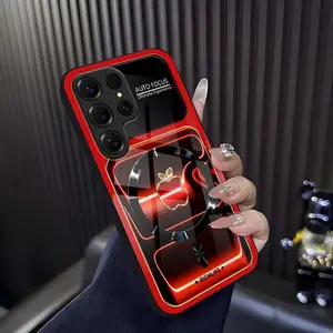 Luxury Neon Glow Neon-Contoured MagSafe Case Edition Premium Tempered Glass Lens Protection for [Galaxy S25 Ultra] 952