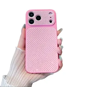 Luxury Diamond-Encrusted Starry Sky Case for IP 17Promax with Large Display Window Full Diamond Protection for Girls IP 16pro 15pro 14 13, Accessories, Smartphone