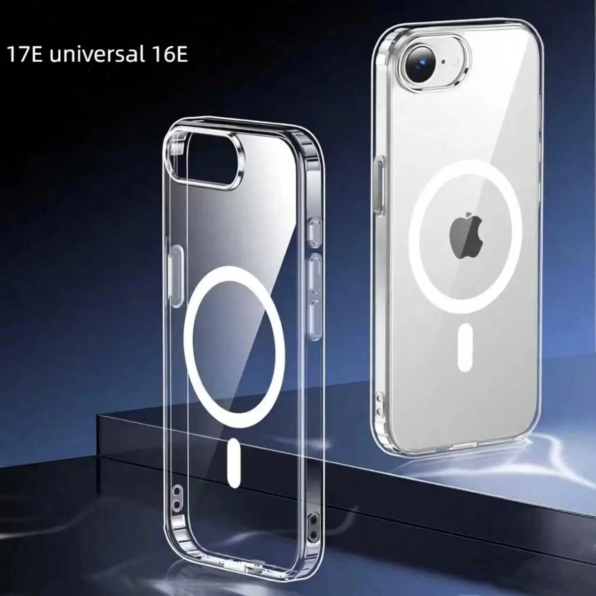 Phone Case: Phone Case- A Magnetic Transparent Phone Case Suitable for iPhone 17E/16E Universal Model, Non Yellowing, Lightweight, Transparent and Stylish Phone Case.