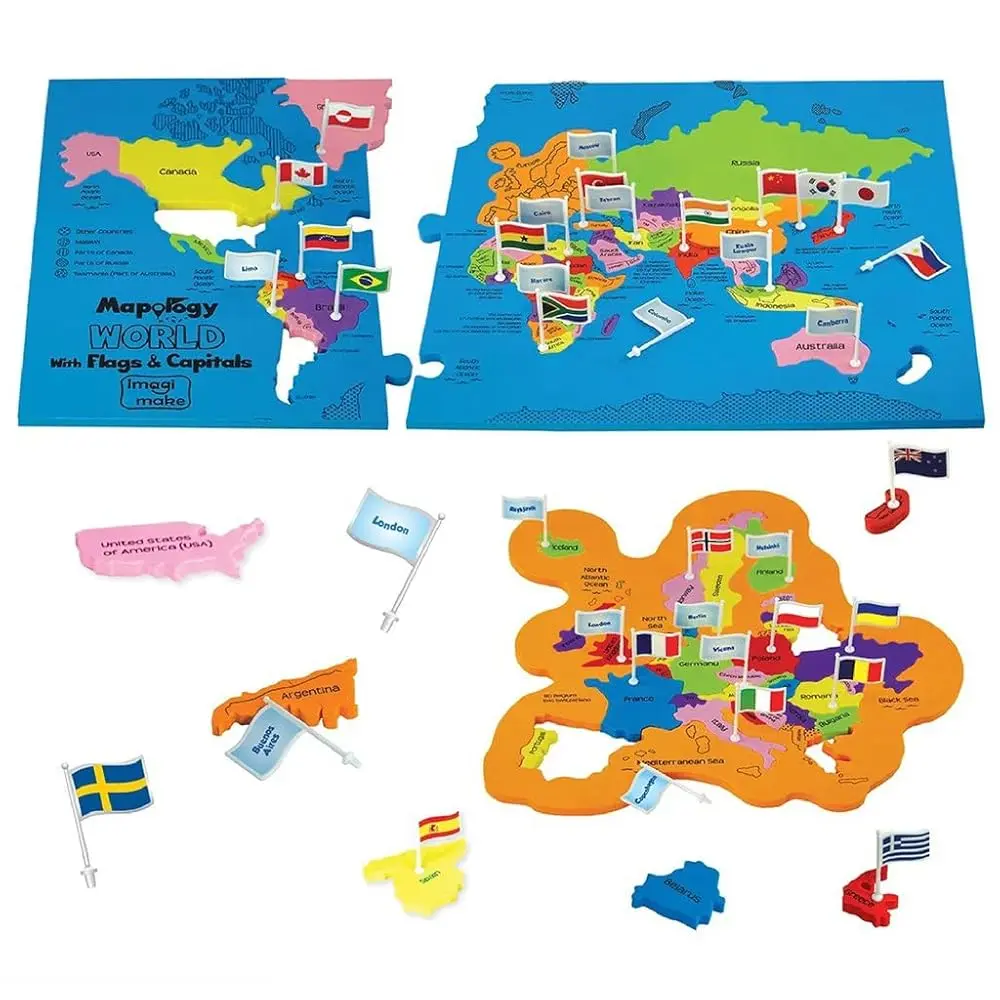 World with Capitals