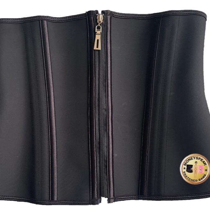 Moneyspeaks double layers Waist Trainer for Women Workout Waist Cincher Tummy Control Corset Shapewear Sports Girdle with Zipper Compression Spandex trainer woman