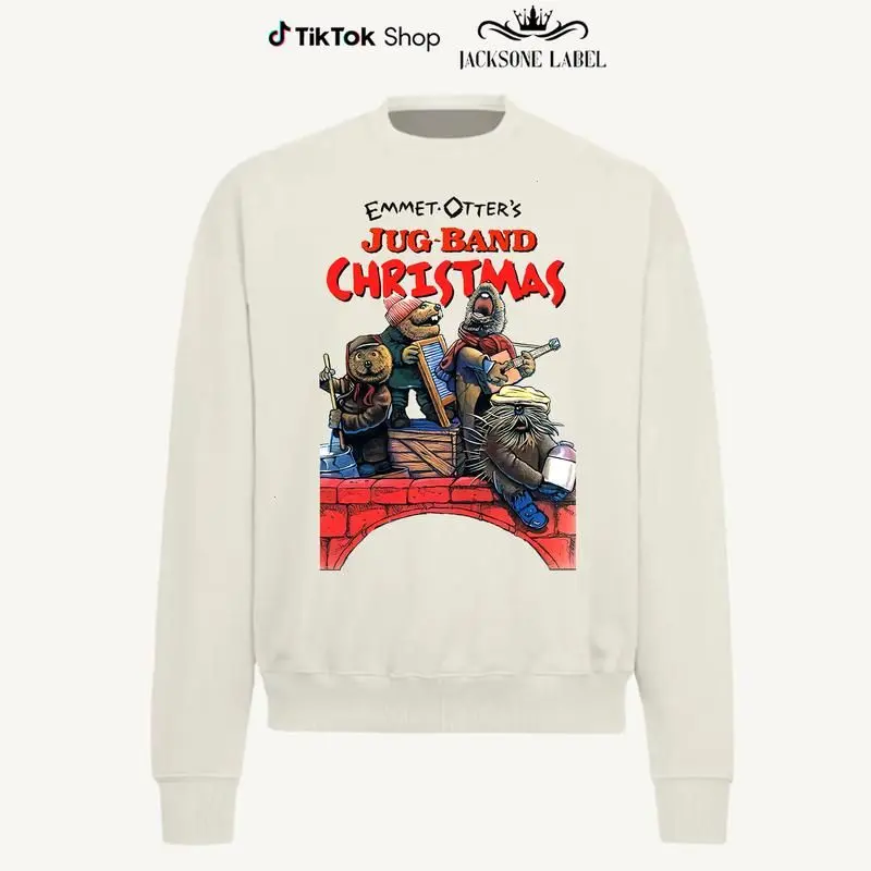 Jug Band Christmas Sweatshirt, Emmet Otter's Jug Band Christmas Cartoon Movie Shirt, The Muppet Show, Muppets Fan, Gift For Fan, Chritsmas Party Shirt, Unisex Graphic Crewneck