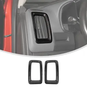 For 2014-2022 Chevy Colorado Console Side Air Vent Outlet Cover Trim car interior sticker Decor Detailing Carbon Automotive Auto Vehicle
