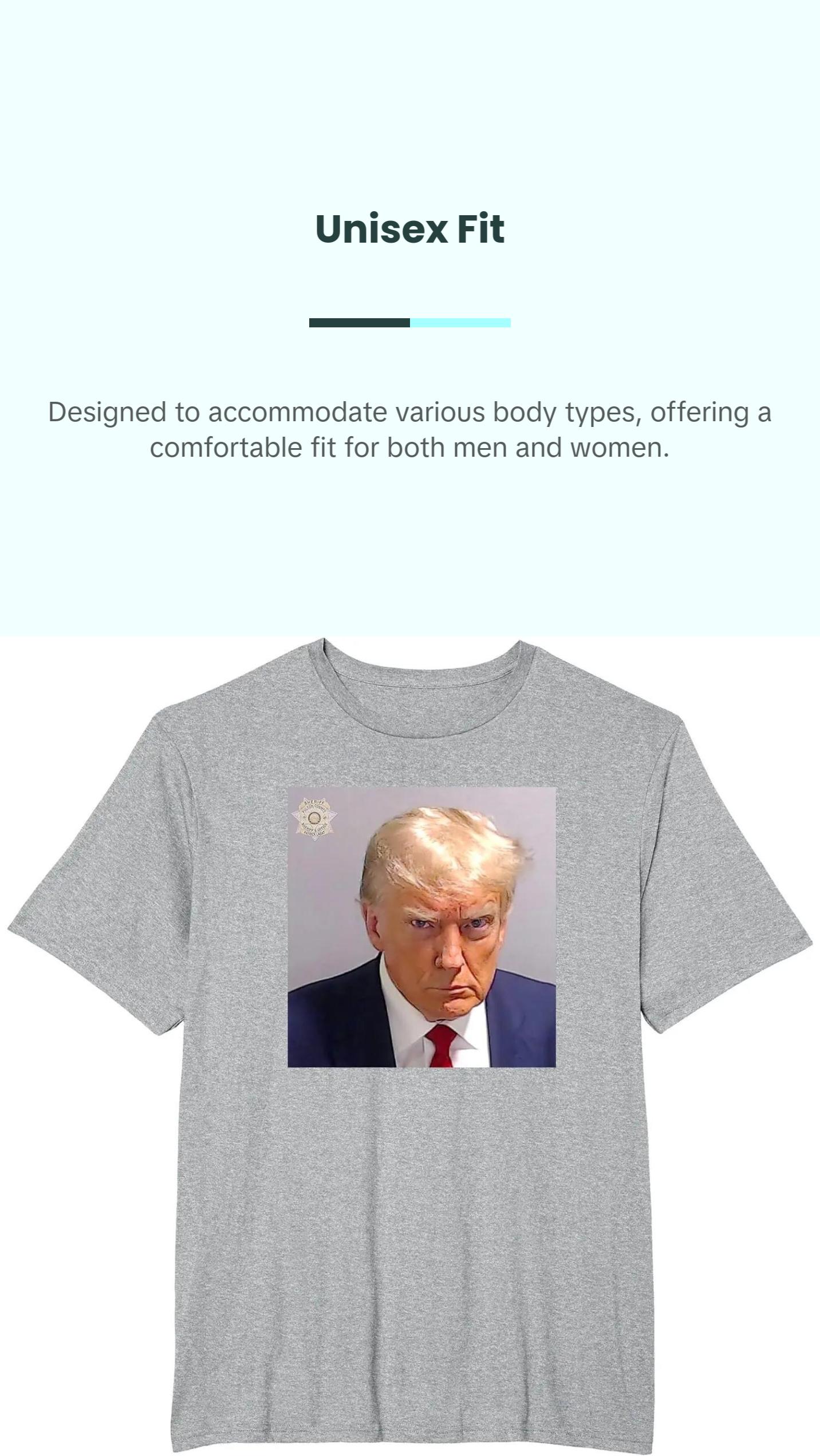 Trump Classic Mug Shot T-Shirt