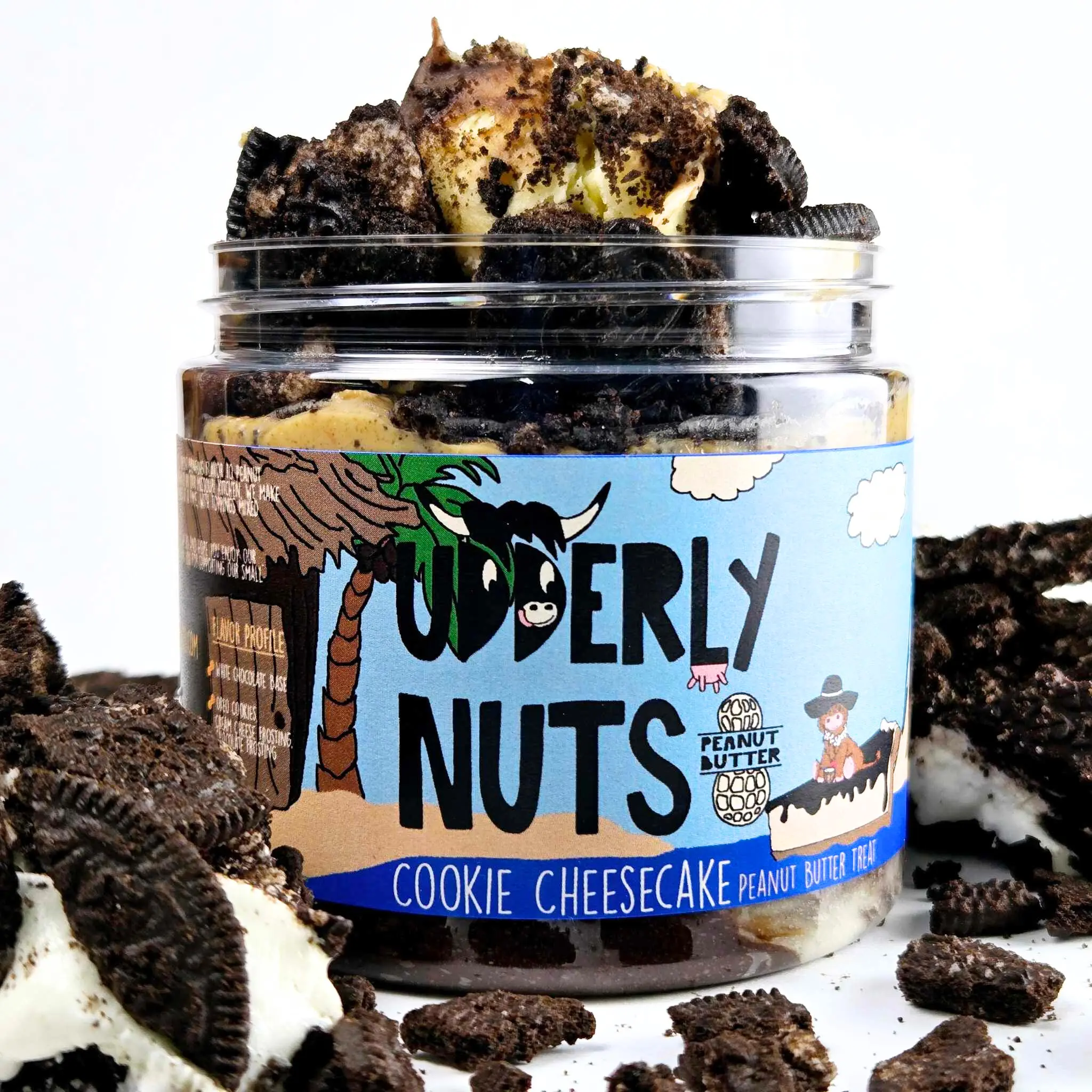 Cookie Cheesecake Peanut Butter Dessert by Udderly Nuts