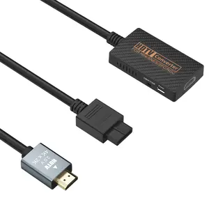 RUNTOGOL   RCA TO  N64-GameCube to HD MI tv Adapter clarity Converter for Nintendo 64, GameCube, SNES, SFC Consoles with Link Cable and USB Universal Cable Accessories