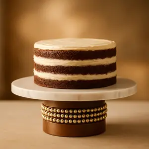 Aurelia Cake Stand in Walnut