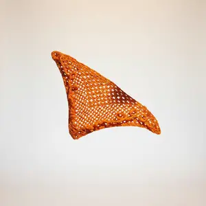 Sunset Orange Spring Granny Square Bandana