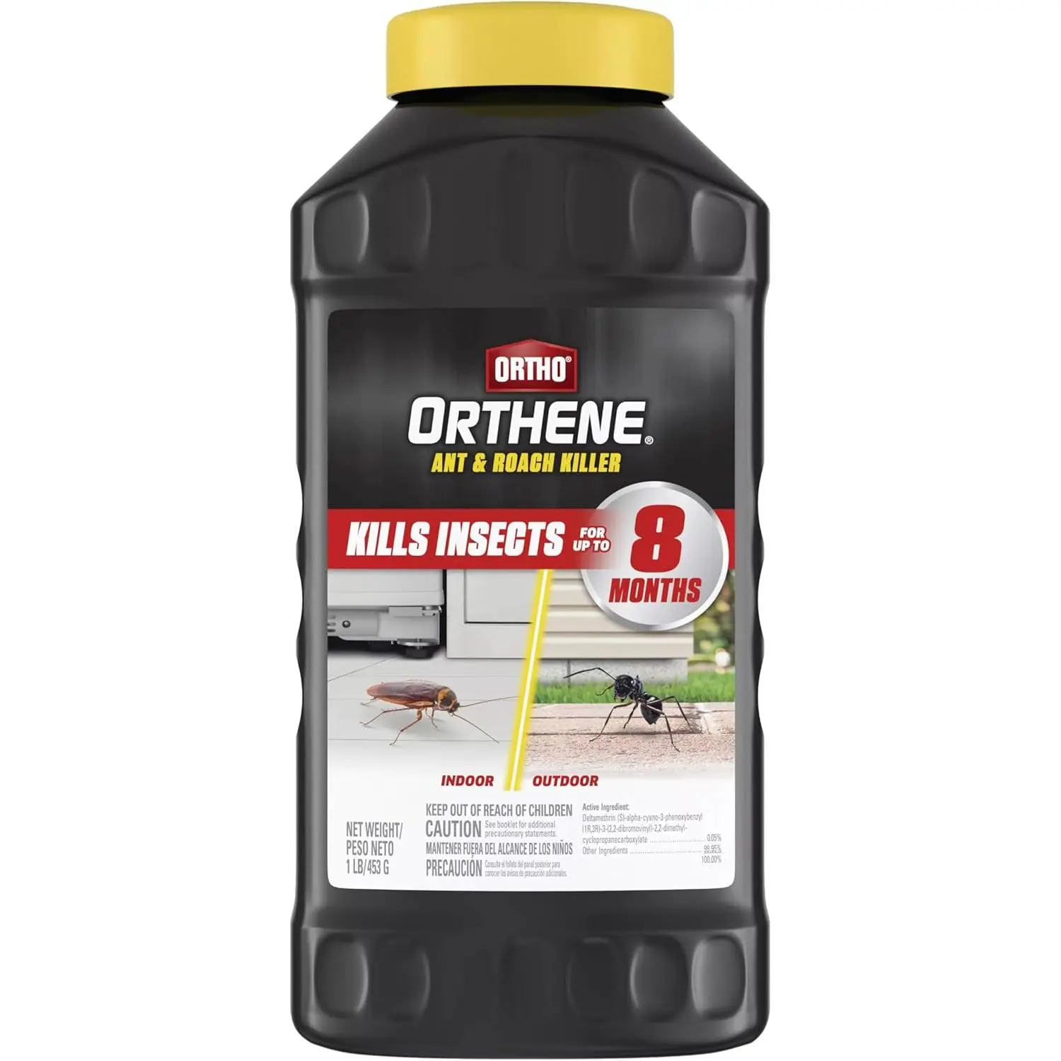 Ortho Orthene Ant and Roach Killer - Provides Long-Lasting Insect Control, Bug Killer for Indoor and Outdoor Use, 1 lb.
