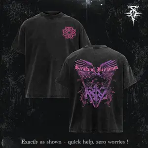 Vintage Breaking Benjamin 2025 Tour T-Shirt ,Unisex Numetal Music Graphic Tee, Rock Band Shirt, Retro Music Tee, Rock Music Lover Shirt, Vintage Band Shirts Casual Comfort Cotton Fabric Fit Top , Top Men's and Women's Clothing