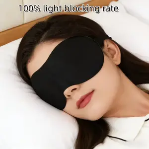 Comfortable Sleep Eye Mask, Adjustable Strap, Soft Breathable Fabric, Lightweight Anti-Allergy, Ideal for Travel Home Naps, Blackout Sleep Mask, Sleeping Mask