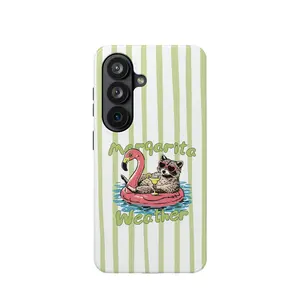 Summer Phone Case iPhone Samsung Cute Aesthetic Striped Case Trendy Pool Float Animal Beach Gift
