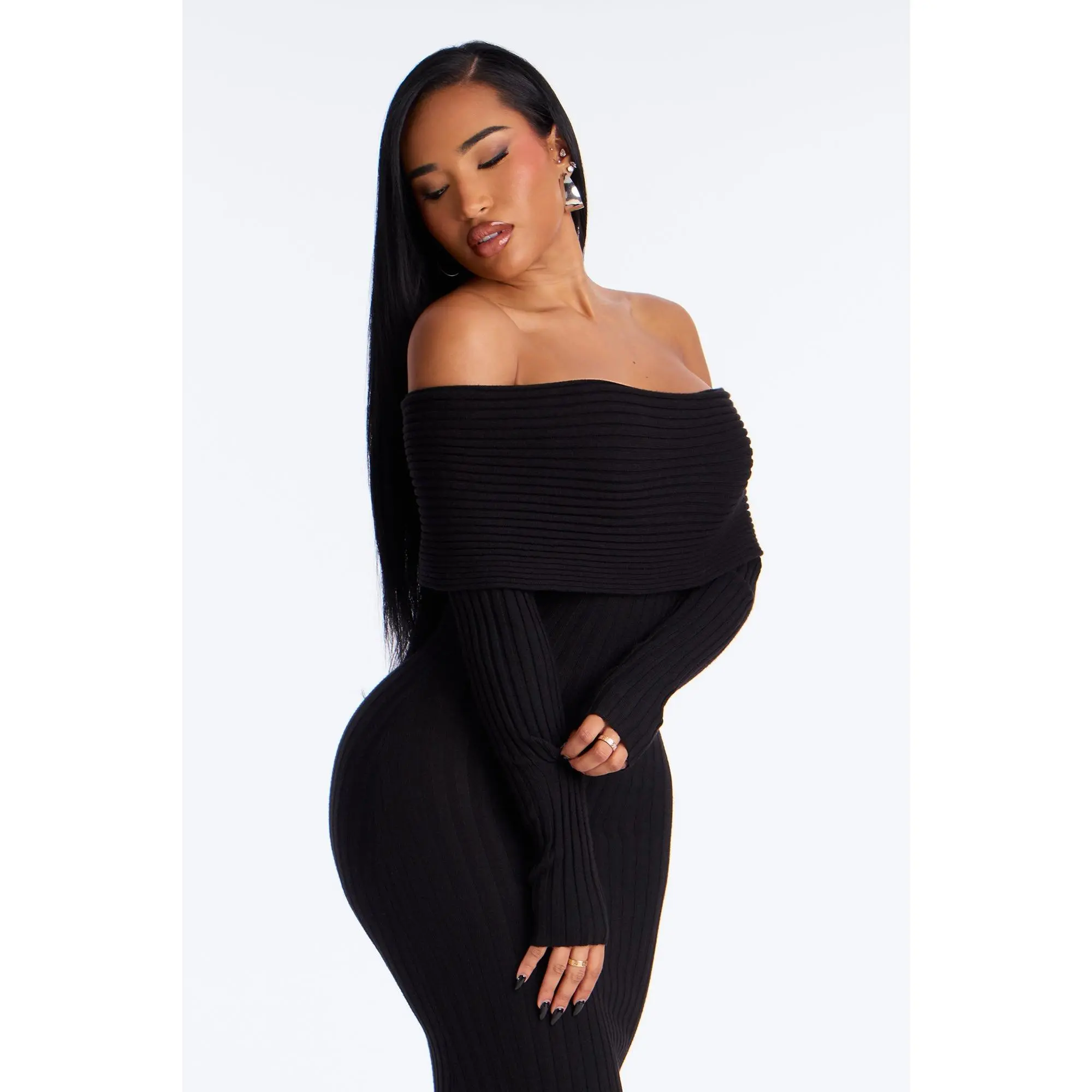 2 slit maxi dress ONE SHOULDER CUT OUT LONG SLEEVE SIDE SLIT MAXI DRESS 2-2-2-2 – MYS  Wholesale