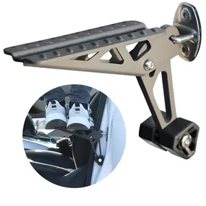 Car Door Step, Foldable Door Latch Hook Step Both Foot Stand Pedal Ladder Universe