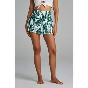 Women's Duval Relaxed Cover-Up Swim Shorts | Eden Green Palm Paradise
