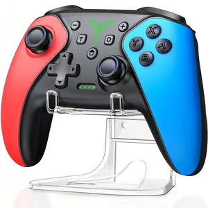Wireless Switch Controller for Nintendo Switch/Lite/OLED Controller,For iOS/Android/Switch 2,Switch Controller with a Mouse Touch Feeling on Back Buttons,Extra Switch Pro Controller with Wake-up,Programmable,Turbo With Controller Holder Stand