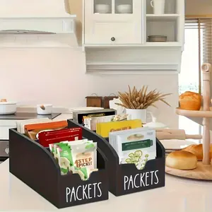 Vintage Wooden Storage Box with Viewing Window, Multifunctional Kitchen Spice and Snack Organizer, Kitchen Organization, Spice Storage Container, Home Storage Basket, Boxes and Containers, Multipurpose Storage