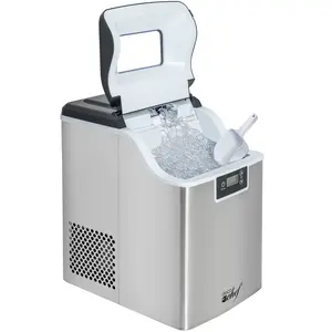 Deco Chef 44LB Countertop Nugget Ice Maker, 2.6LB Auto-Renew Basket 1.8LB/Hour, Stainless