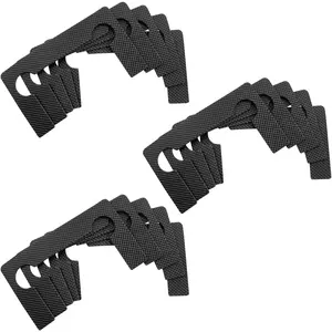 15PCS Shower Door Hinges Replacement Kit Black Anti-Slip Gasket Door Hinge Gasket Glass Shower Door Repair Kit