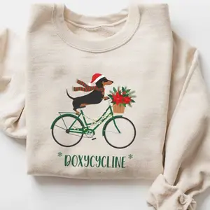 Doxycycline Pharmacy Christmas T-SHIRT or Sweatshirt, Pharmacist Sweatshirt, Funny Pharmacy Shirt, Pharmacy Technician Crewneck Pun Sleeve Top