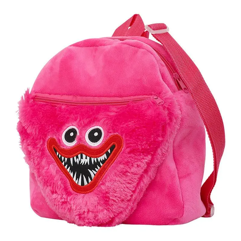 30Cm Poppy three-dimensional schoolbag pink.