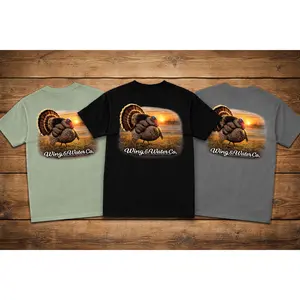 Sunrise Strut Wild Turkey Tee | Wing & Water Co.