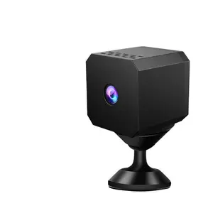 Smart Home Security Camera WiFi Remote Monitoring HD Camera Mini Portable Design No Drilling Easy Installation Compact Small Camera for Home Safety