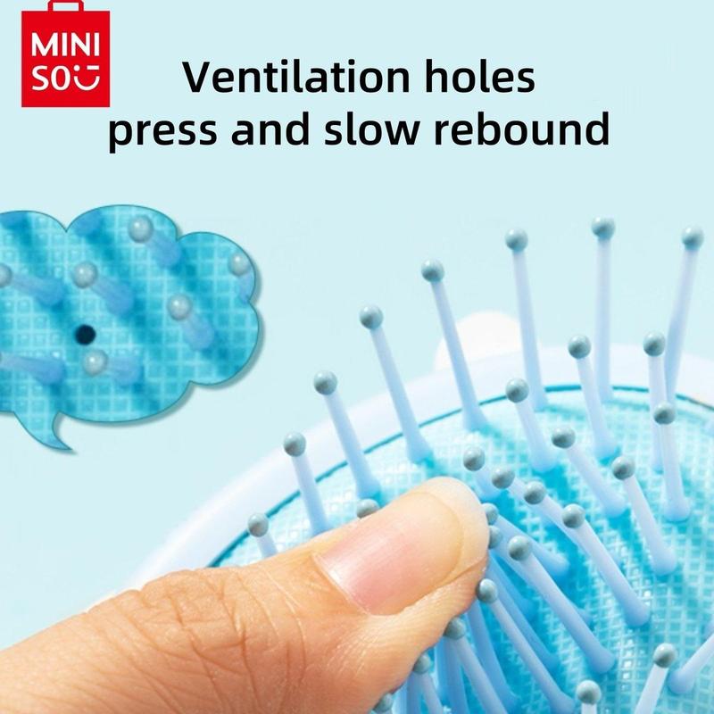 MINISO SR Characters 3D Massage Air Cushion Comb HK Cinna Melody KM Pochacco Hair Brush,Detangling Brush,Scalp-Friendly,Christmas & Birthday &New Year Haul