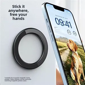 The popular Magsafe strong magnet is suitable for multiple scenarios, wall-mounted phone magnetic ring, traceless adhesive magnetic ring, Cellphone Holder